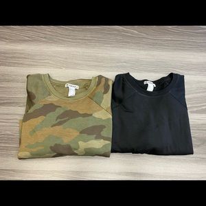 Forever 21 crop tops set of 2 Med & Large